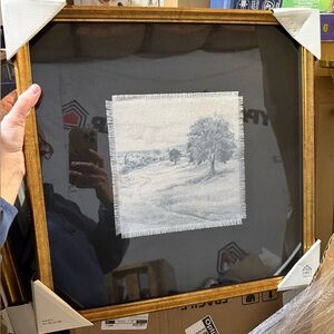 Hearth & hand with magnolia Landscape Textile framed Art